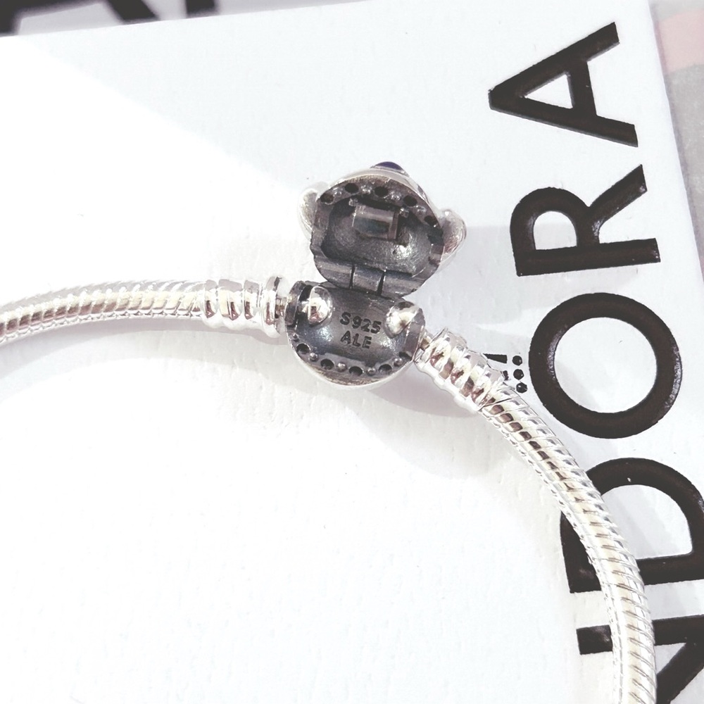 PANDORA Disney Stitch Snake Chain Bracelet (21cm|8.3”) w/box - Picture 7 of 11